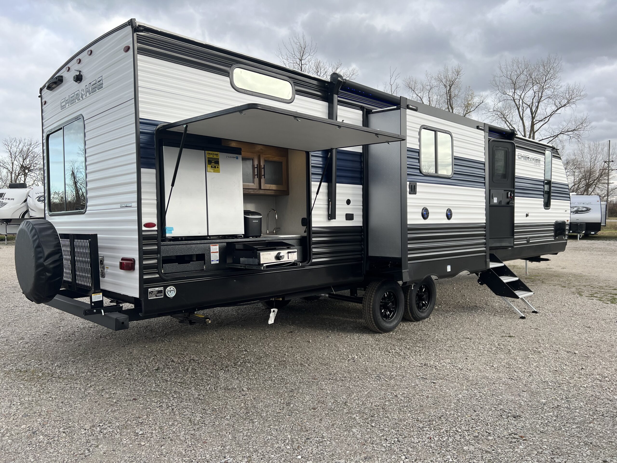 travel trailer with a bunk room